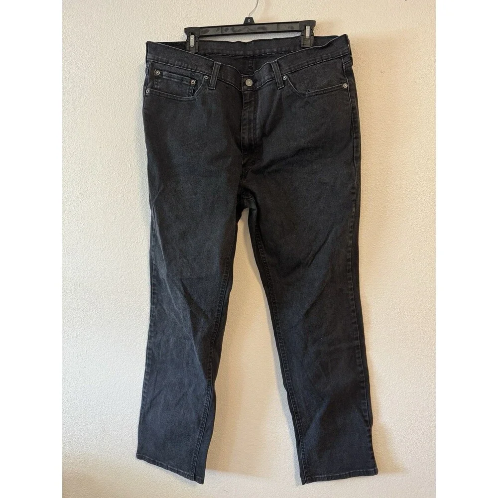 Levis 541 Mens Black Jeans 38x32